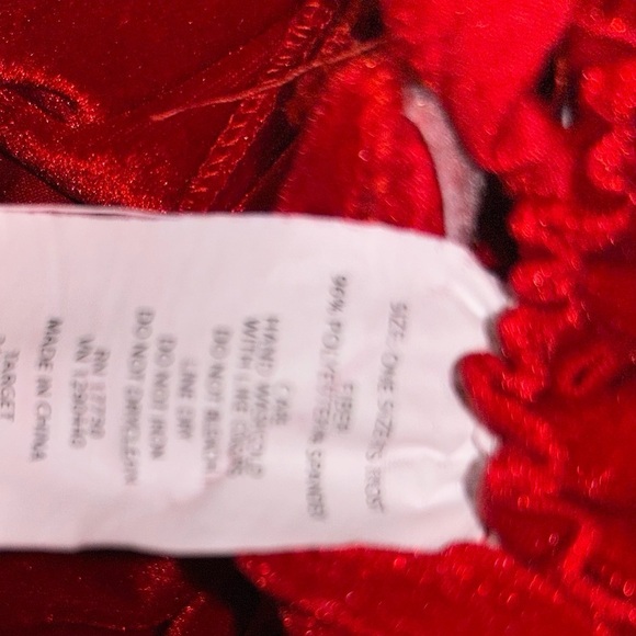 Adult red velvet hooded Halloween costume cape one size vampire Red Riding Hood - Picture 4 of 4